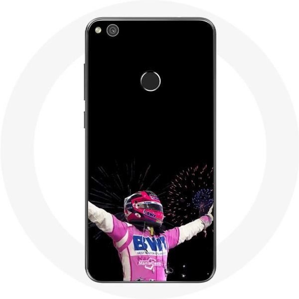 Funda Para Huawei P8 Lite 2017 FóRmula 1 Sergio PéRez Mendoza Ganó La Carrera-image