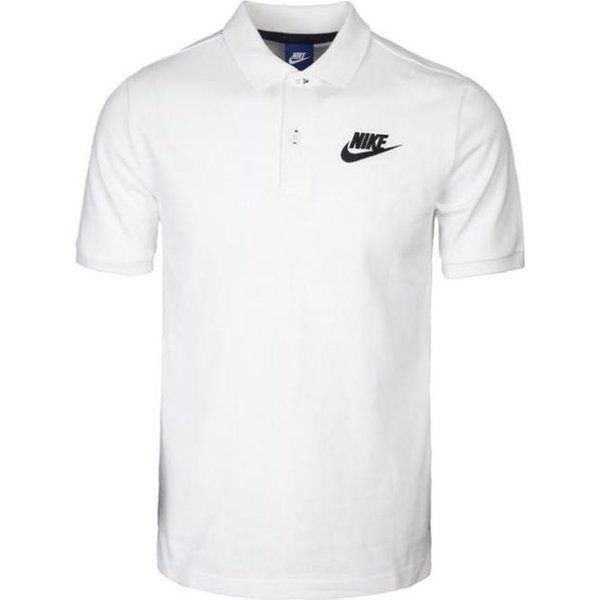 Koszulka Polo Nike MęSka BiałA KołNierzyk Polo Umiarkowany Prosty KróJ 829361-100 XL-image
