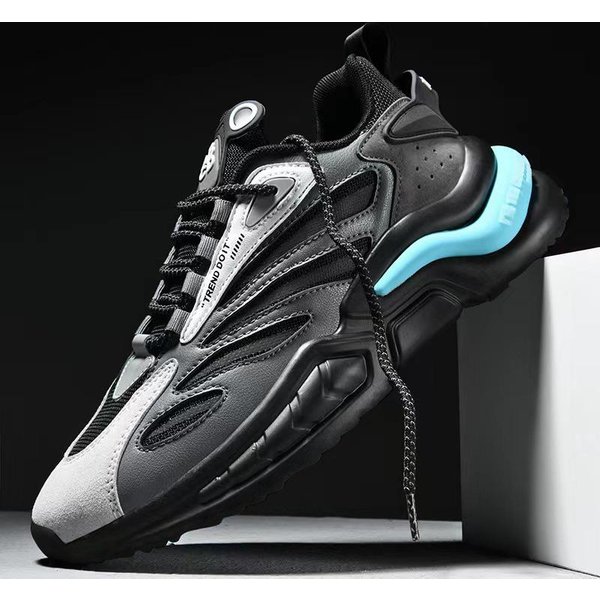 Zapatos De Hombre, Nuevos Zapatos Casuales De Verano, Zapatos Deportivos Ligeros Para Hombre, Zapatos Viejos Transpirables De Suela Gruesa Para Hombre 39 Gray-image