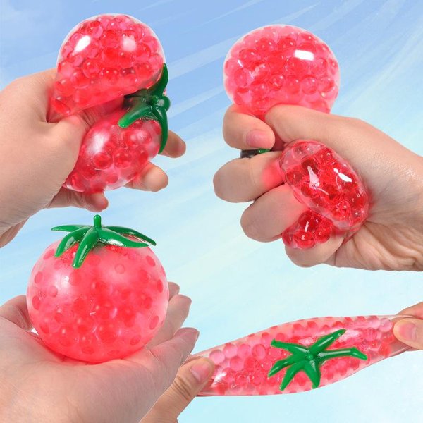 CiekłY Pomidor Squishy Zabawki Do śCiskania Na Stres Powoli PodnosząCe Symulacja Owocu Zabawka Sensoryczna Fidget Zabawka Do łAgodzenia LęKu Prezent-image