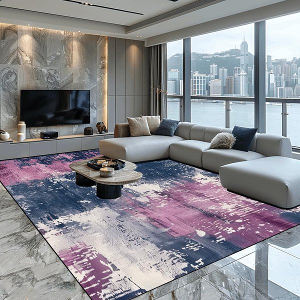 Nowoczesny Abstrakcyjny DużY Dywan MięKki Flanelowy AntypośLizgowy Dywan Do Salonu Sypialni Bok Kanapy Mata PodłOgowa WystróJ Domu 160*200Cm-image