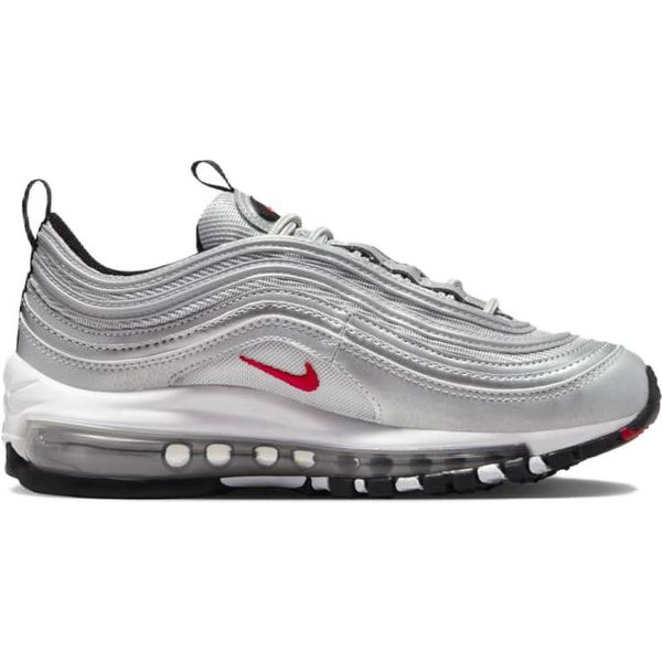 Nike Air Max 97 Amortyzacja Niskie Buty Do Biegania Srebrno-Szary Pocisk Unisex 918890-001 36.5 Black-image