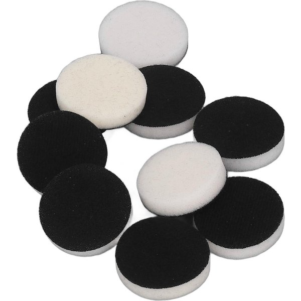 10 Recambios De Espuma De Esponja Blanca Con Forma De CúPula Para Mezclar Tinta, Ideales Para Hacer Tarjetas Y Grabar En Relieve.-image
