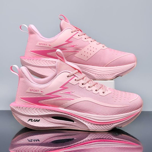 Zapatillas De MaratóN Hombre Zapatillas Casuales CóModas Ligeras Deportivas Para Correr Para Mujer Tenis Caminar Trotar Gimnasio Calzado 42 Color Rosa-image