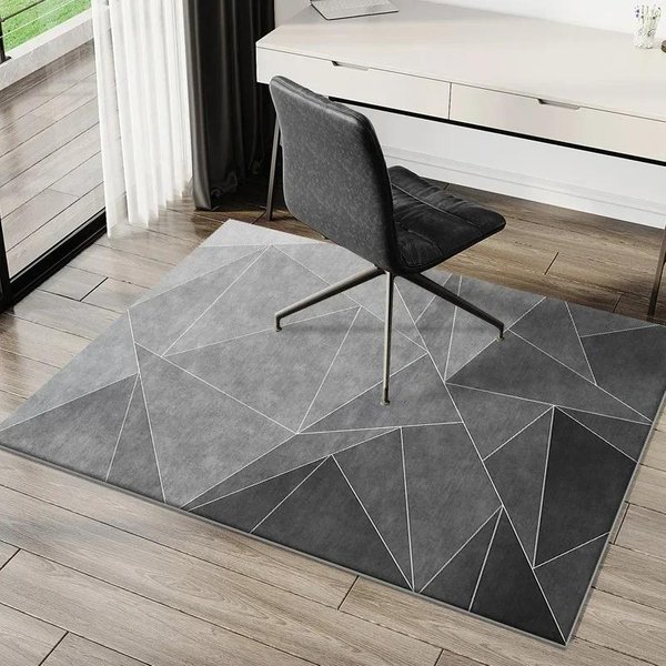Prosty Dywanik Pod KrzesłO E-Sportowe Mata PodłOgowa Biurko Do Nauki KrzesłO Obrotowe Komputerowe Dywanik Do Sypialni Mata Pod Stopy Dywan Dekoracja Domu 40X60Cm-image