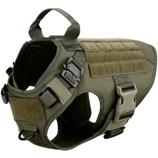 ArnéS Militar Para Perro Grande Mascota Pastor AlemáN K9 Malinois Chaleco De Entrenamiento ArnéS TáCtico Para Perro Y Juego De Correa Para Perros Accesorios L-image