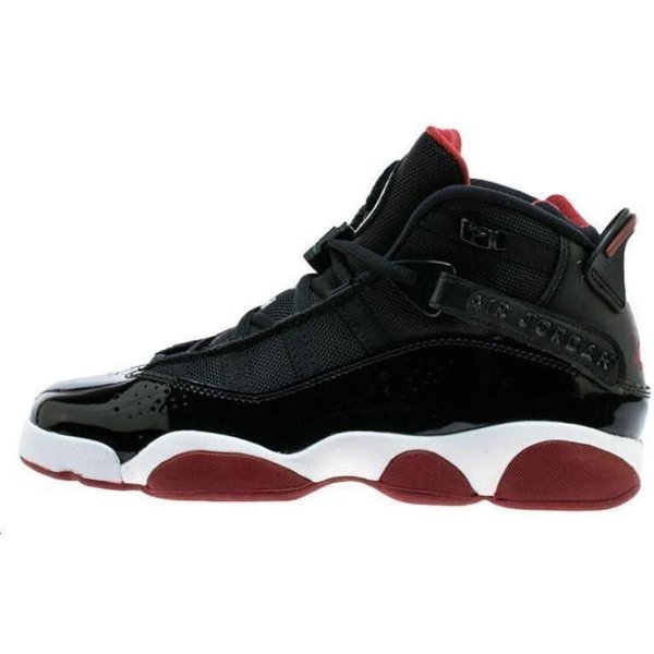 Buty DziecięCe Jordan 6 Rings Czarne Varsity Red (Gs) Czarny/Czerwono-BiałY 36 Black-image