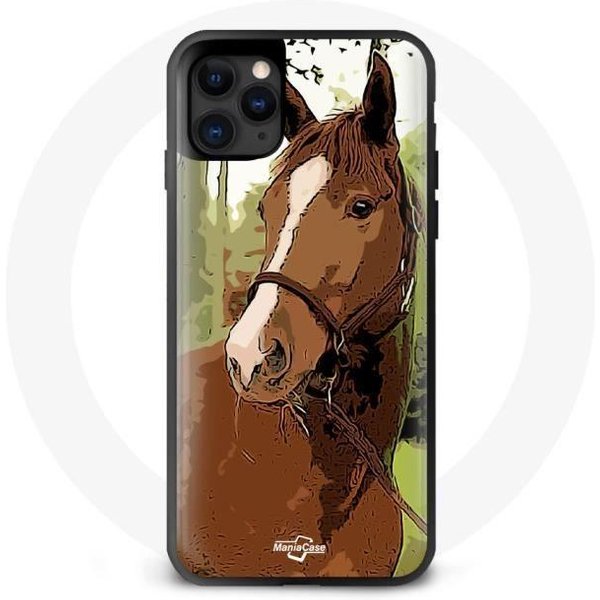 Funda - Quarter Horse - Iphone 11 - Flexible - ProteccióN Contra Golpes - Negro-image