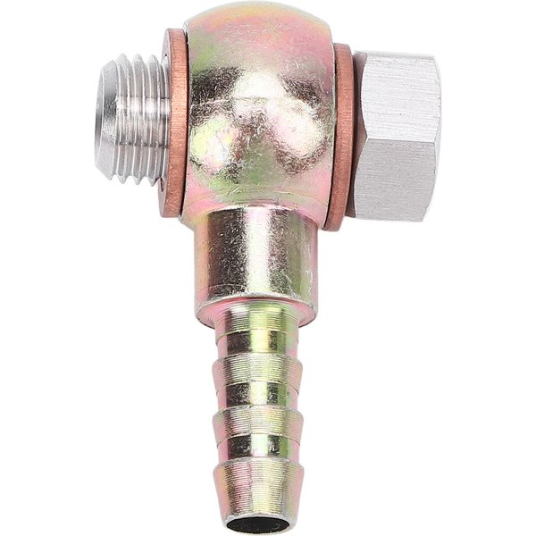 7 16Inx20 UNF Adapter Banjo Stal Nierdzewna Zestaw ŚRuby Banjo Zbiornika Hamulcowego Z 8Mm KróćCem Do SystemóW Transportowych White-image