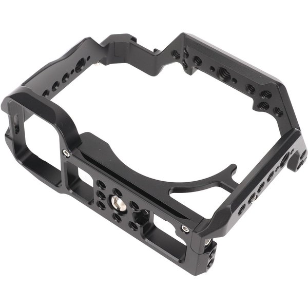 Klatka Kamery Dla A7S3 Stop Aluminium Ochronny PełNy Rig Kamery Z 14 Otworami Gwintowanymi 3/8 Cala Zimna Stopka Gray-image