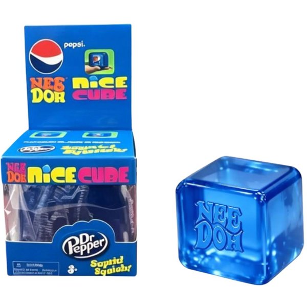 Schylling Needoh Nice Ice Baby Zestaw 4 Szt. Teenie Cube Zabawka Fidget Sensoryczna OdprężAjąCa Kostka Cola Sprite Kostka Do ŚCiskania Maltodeza Nietoksyczny Prezent-image