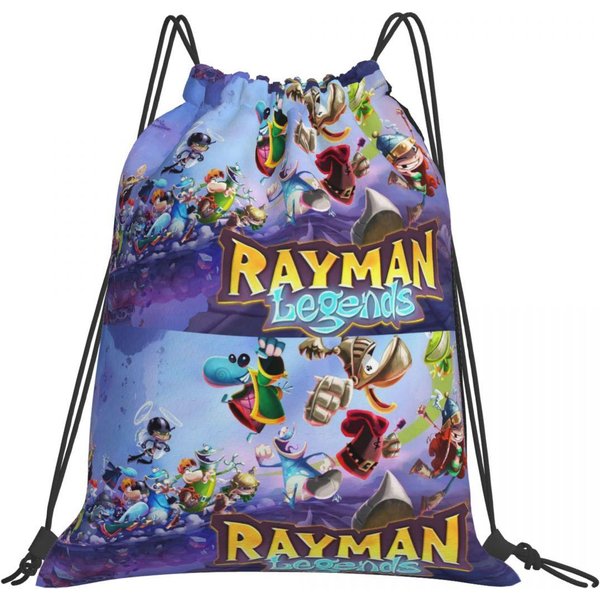 Mochilas De Dibujos Animados Juegos Rayman Legends Bolsas Con CordóN MultifuncióN Bolsa Deportiva Bolsas Para Libros Para Viajes Estudiantes One Size-image