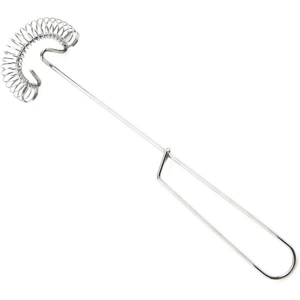 Batidor De Huevos Manual De Acero Inoxidable Con Espiral De Resorte, Batidor De Leche Y Café, Batidor De Mano, Espumador De Huevos, Batidor De Crema De Huevos, Herramientas De Cocina Para Hornear Plata-image