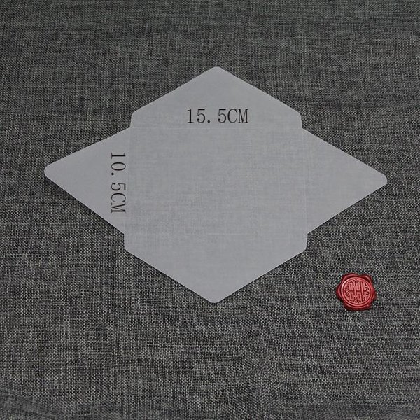 10 Sobres De Papel De áCido SulfúRico TranslúCido Personalizados, Utilizados Para Guardar Postales/Tarjetas De Bricolaje, Invitaciones De Boda, Embalaje De Regalo-image