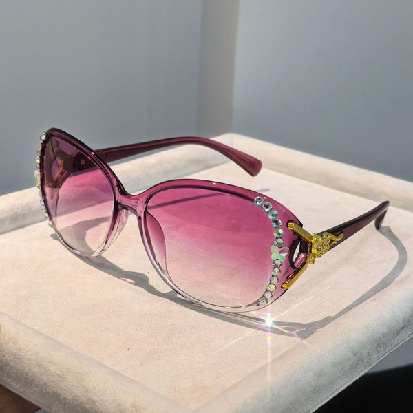 ÚLtimas Gafas De Sol ElíPticas Mujer DiseñAdor Estilo CláSico Gafas De Sol Para Mujer Gafas De Sol Elegantes Para Conducir Gafas Con ProteccióN UV400 1PC White-image