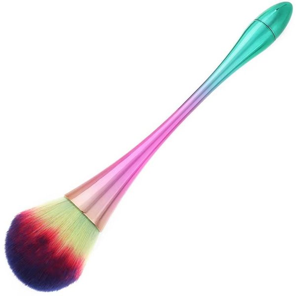Pincel PequeñO Para Polvo De UñAs, Pincel De Maquillaje De Cintura Bonita, Pincel Para Polvos Y Colorete, Pincel Para Polvos Sueltos, Herramienta Multiusos, Doble PropóSito Para Belleza Y UñAs Pink-image