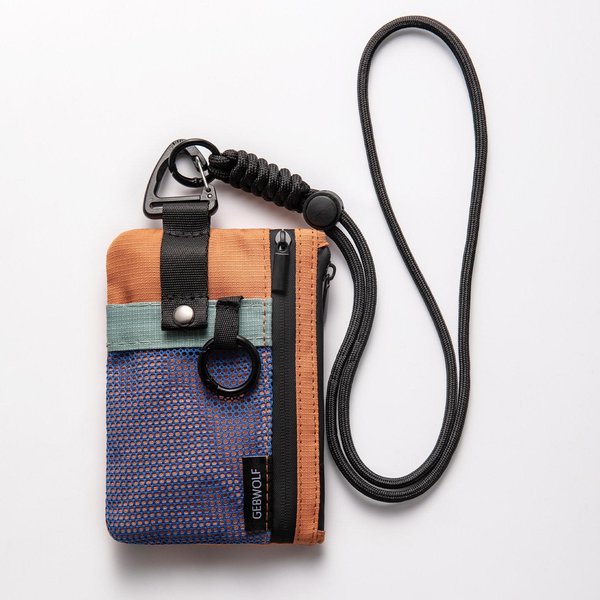 Cartera PequeñA Minimalista Bloqueadora De Rfid Con Ventana Para Id, Estuche Portatarjetas Con Cremallera Resistente Al Agua Con Llavero Para Tarjetas, Efectivo Naranja-image