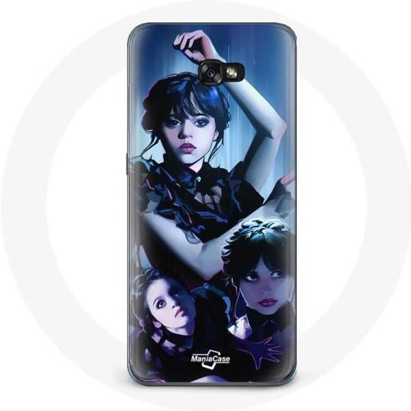 Coque Maniacase Pour Samsung Galaxy A3 2017 Wednesday Mercredi Addams Negro-image
