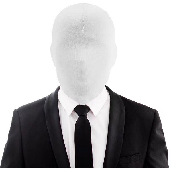 Kaptur Cosplay Halloween Kostiumy Spandex PełNa Maska DorosłY Duch Festiwal Rekwizyty Impreza Karnawał Ubieranie Akcesoria Dekoracja One Size BiałY-image