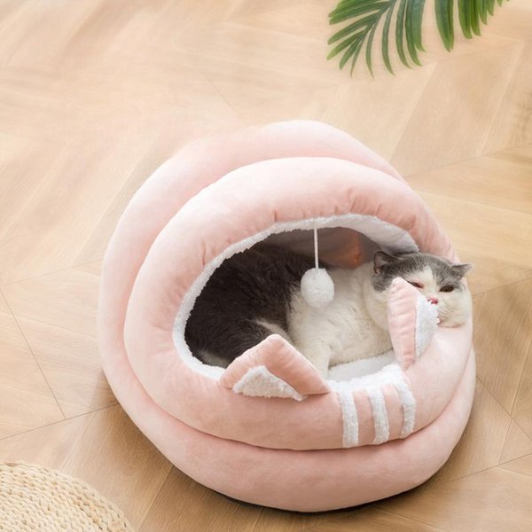Arena Para Gatos Semicerrada Arena Para Mascotas Casa Para Gatos Cama Para Gatos Suministros Para Casas De Gatos Arena Para Gatos Villa Disponible En Verano S-image