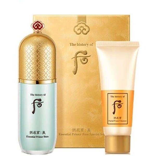 Set Especial Base Primer Esencial De whoo 2 ArtíCulos + Regalo Aleatorio Beige-image