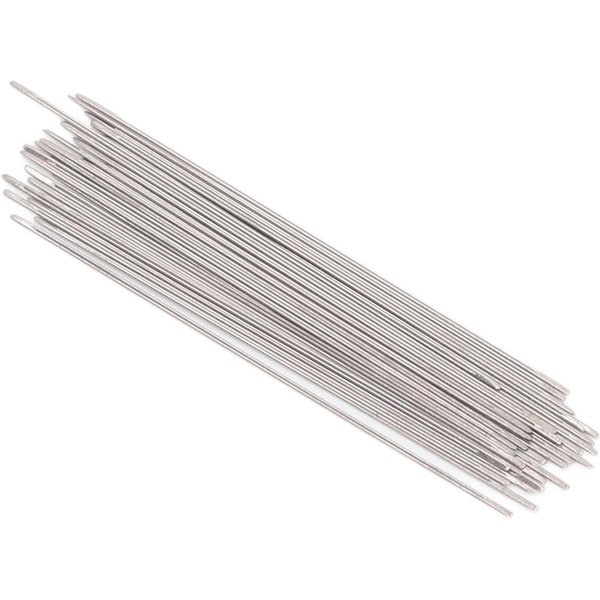 30PCS Agujas De Abalorios Ojo Grande Acero Inoxidable Agujas De Abalorios Bordado Enhebrador Para JoyeríA-image
