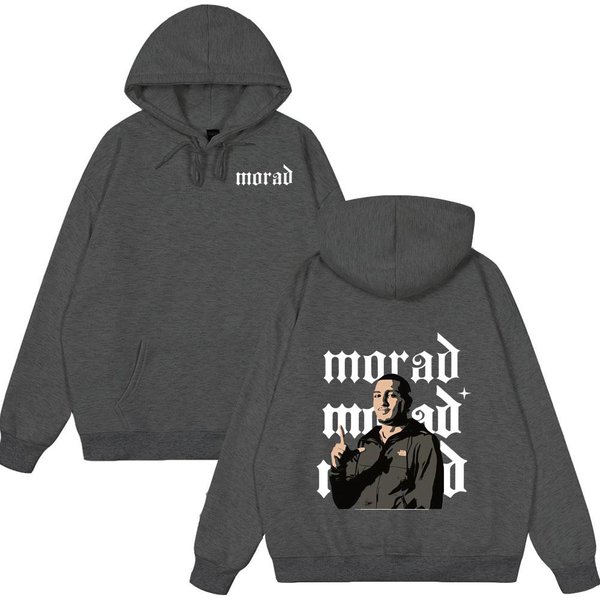 Rapper Morad Mdlr Tour ÁLbum Merch Ropa Para Hombre Sudaderas De Alta Calidad Moda Hip Hop Tops De Manga Larga Estilo Invierno Streetwear M-image
