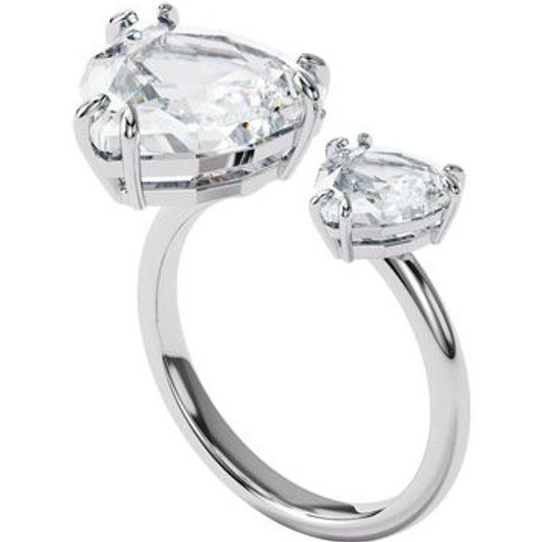 Anillo De CóCtel Swarovski Millenia Corte Triangular Para Mujer Anillos Plata 5602847 55 White-image