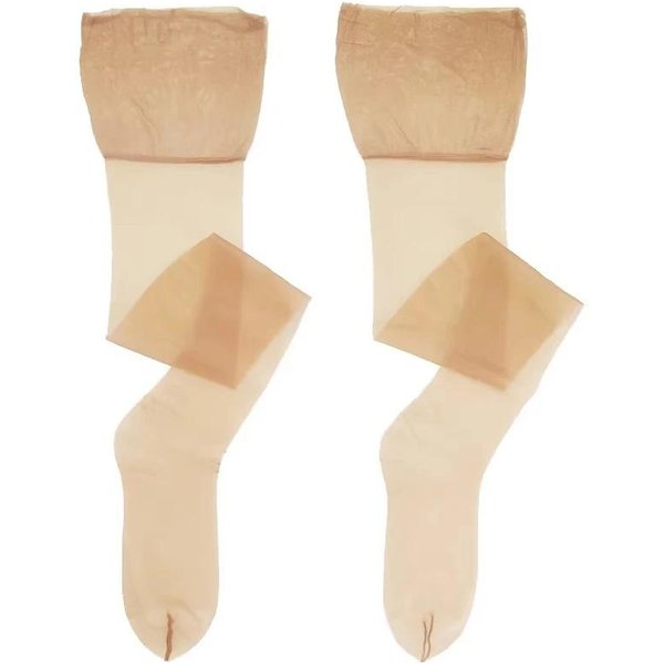 Damskie 8 KoloróW 5D Ultra Cienkie Czysty Nylon Nieelastyczne DłUgie PońCzochy Przezroczyste KształT Stopy Do Uda Seksowne Kuszenie One Size-image