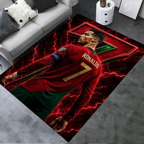 Nowy Dywan C Ronaldo 2025 Do Salonu, Sypialni, Domu, Dekoracja Sofy, AntypośLizgowa Mata PodłOgowa Dla Dzieci 40X60Cm( 15X23In )-image