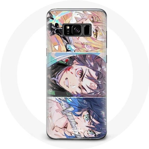Funda Para Samsung Galaxy S8 Tanjiro Inosuke Y Zenitsu Demon Slayer Kimetsu No Yaiba Manga-image