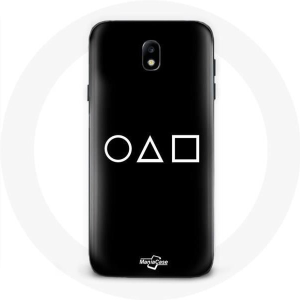 Funda - Samsung - Galaxy J3 2017 - Flexible - ProteccióN - Negra - Juego Del Calamar Negro-image