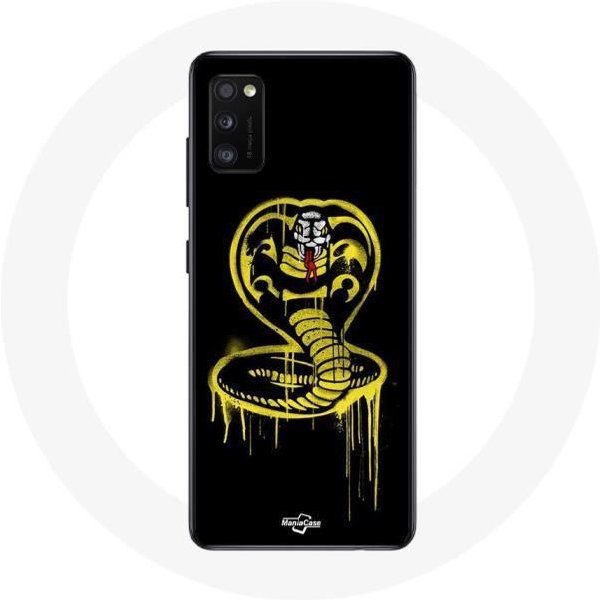 Funda Para Samsung Galaxy S20 Plus Logo Cobra Kai Amarillo Fondo Negro PóSter Serie-image