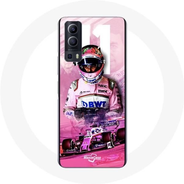 Funda - Maniacase - Vivo Y72 - FóRmula 1 Sergio PéRez - ProteccióN - Flexible - Negra Negro-image