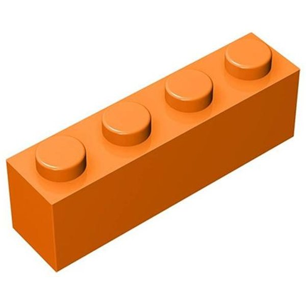 50 Szt. 3010 1X4 Kropki Grube Klocki Zabawki Do Budowli Technicznych Prezent Kompatybilne Akcesoria MontażOwe DIY MOC 50Pcs Ciemny Kolor żółTy-image