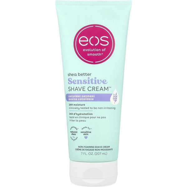 Eos, Shea Better™, Sensitive Shave Cream™, Koloidalny Owies, 7 Fl Oz (207 Ml) White-image