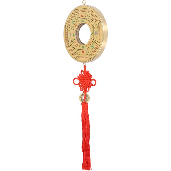 Lustro Bagua Feng Shui Absorbuje Pozytywną Energię Przynosi Bogactwo Powodzenie Lustro Bagua Zawieszka Samochodowa-image