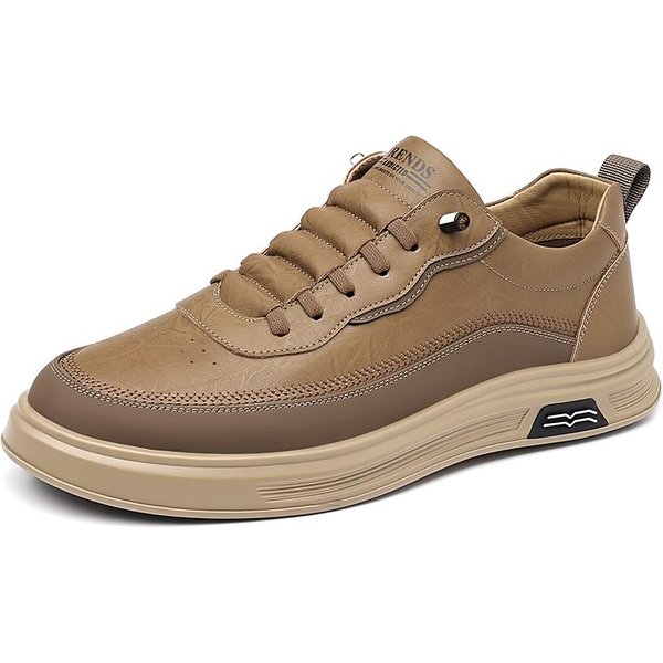 Primavera OtoñO Zapatos Casuales De Cuero Para Hombre Zapatos Oxford De Negocios Para Hombre De Suela Blanda Zapatos Deportivos VersáTiles Y Modernos 44-image