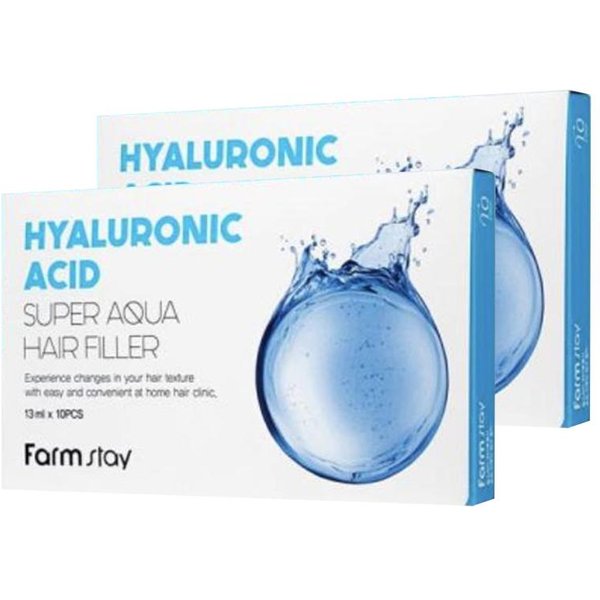 Farm Stay Kwas Hialuronowy Super Aqua Hair Filler (3 Opcje) 2Pcs-image