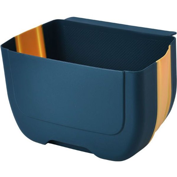Papelera De Cocina Colgante Para El Hogar Montada En La Pared Plegable Contenedor De Almacenamiento Armario Clasificador Puerta Cubo De Basura Para Residuos De Cocina BañO-image