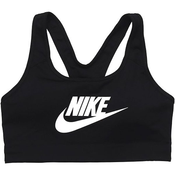 Sujetador Deportivo De CompresióN De Soporte Medio Nike Swoosh Color Block Para Mujer Sujetador Deportivo Negro 899371-010 Xxxl-image