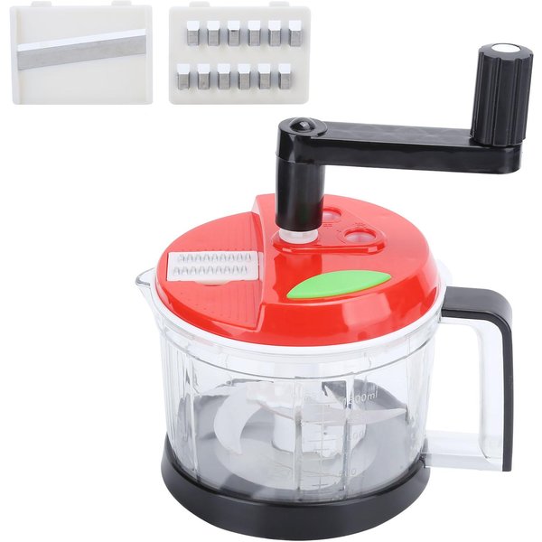 Batidora Mezcladora De Alimentos Manual MultifuncióN Picadora Picadora Ralladora Exprimidoram M(315 X 180Mm / 12.4 X 7.09In)-image