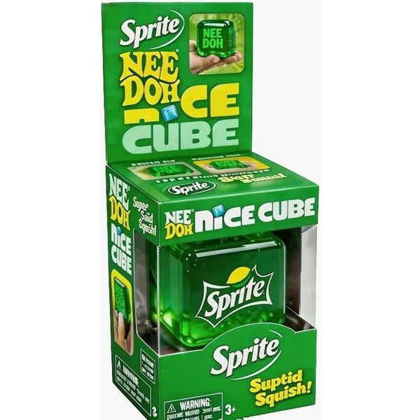 Schylling Needoh Kostka Nice Kostka Antystresowa Zabawka Do ŚCiskania Dr Pepper Sprite Powolny PowróT Squishy Sensoryczna Zabawka Fidget Do ŁAgodzenia LęKu-image