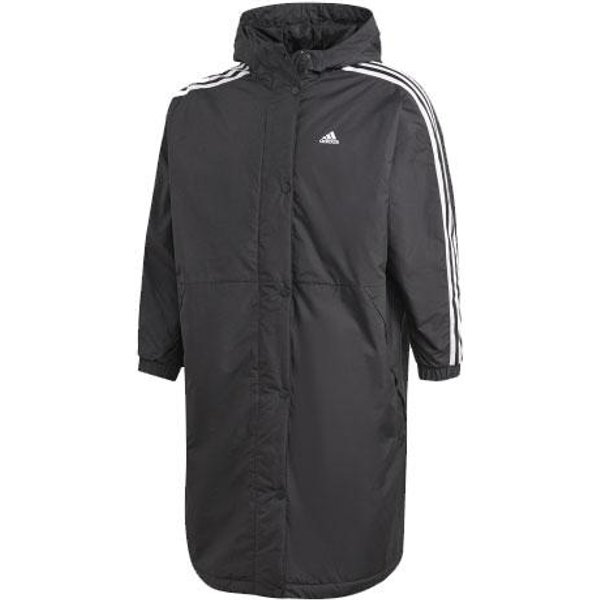 Chaquetas Acolchadas Adidas Para Mujer Negras Con Capucha Moderadas Otras M Gray-image