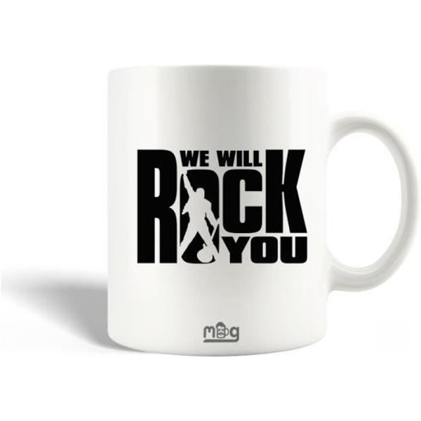 Mug En CéRamique The Queen Freddie Mercury We Will Rock You News Of The World 1977-image