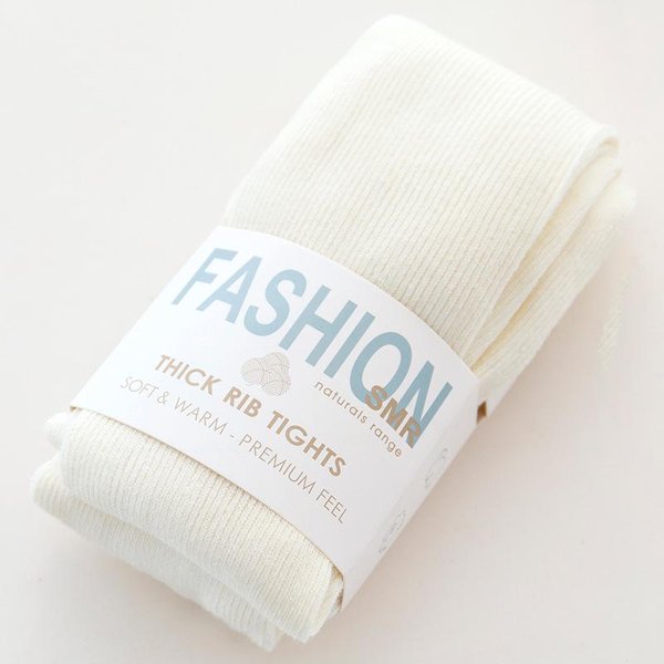Medias Gruesas Y CáLidas A Rayas Para Mujer, Pantimedias De OtoñO E Invierno, Medias De Punto De AlgodóN, Collant Multicolor Blanco-image