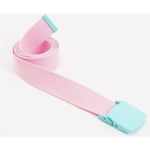 Kolorowy PłóCienny Pas Taktyczny Unisex Moda Codzienny Luksusowy Trend Akcesoria Do DżInsóW MłOdzieżOwy Nylonowy Pas SłOdki Pasek 120Cm-image