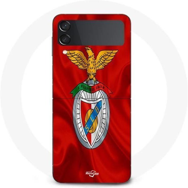 Funda Maniacase Para Samsung Galaxy Z Flip3 SL Benfica Fondo Rojo Negro-image