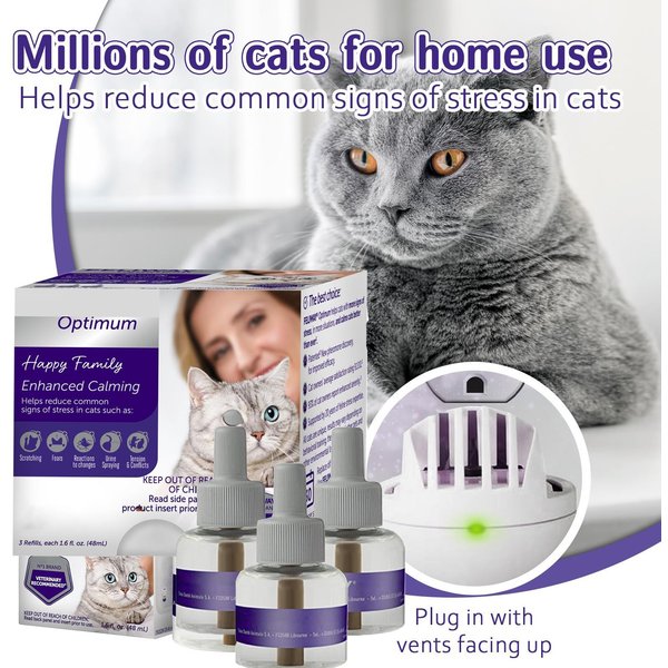 Classic Calm Para Gatos, Recarga De 30 DíAs, 3 Paquetes 48Ml One Size-image