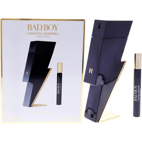 Conjunto Carolina Herrera: Bad Boy, Eau De Toilette, Para Hombres, 10 Ml + Bad Boy, Eau De Toilette, Para Hombres, 100 Ml-image